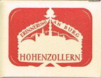 Erinnerung an Burg Hohenzollern