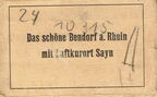 Das schöne Bendorf am Rhein mit Luftkurort Sayn