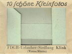 FDGB-Urlauber-Siedlung Klink