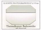 Thermalkurort Badenweiler südl. Schwarzwald 