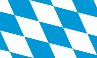 Historisches Foto: 200px-Flag of Bavaria (lozengy).svg